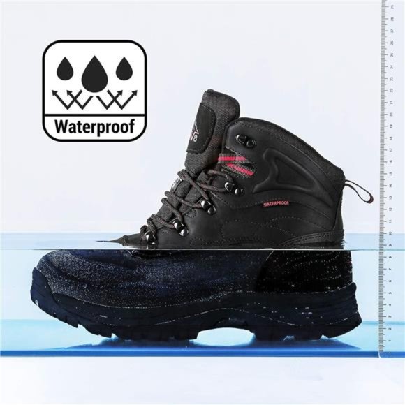 Men\'s Insulated Waterproof Construction Hiking Winter Snow Boots main image 5